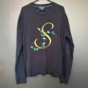 Opening Ceremony S Embroidered Sweater – black - L